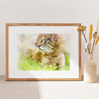 Personalised Watercolour Pet Portrait