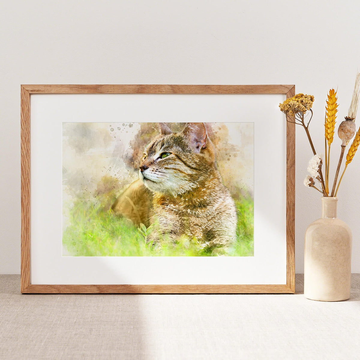 Personalised Watercolour Pet Portrait