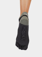 ToeSox Low Rise Full Toe Grip Socks