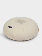 Yoga Studio GOTS Organic Cotton Round Lotus Zafu Buckwheat Cushion