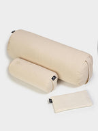 Yoga Studio Organic Meditation Bolster & Eye Pillow Set, Relax