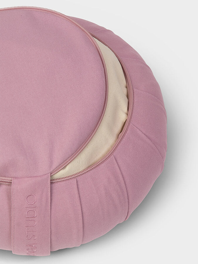 Yoga Studio GOTS Organic Cotton Round Lotus Zafu Buckwheat Cushion