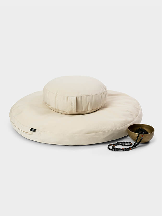 Yoga Studio EU Round Organic Zabuton Meditation Cushion Kit, Zafu