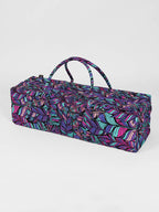 Yoga Studio GOTS Organic Cotton Designed Yoga Equipment Kit Bag, Floral Collection