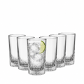 Bormioli Rocco Graphics Long Glasses - 450ml - Set of 6