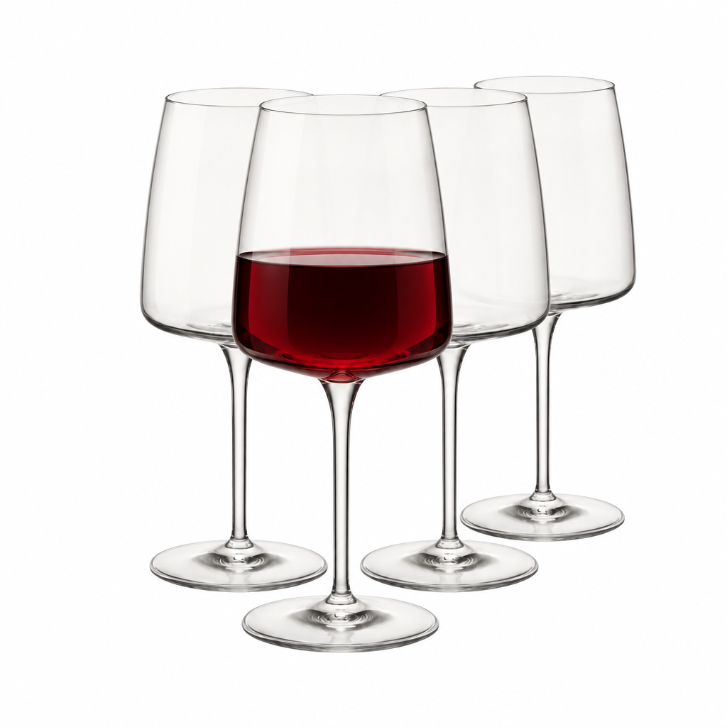 Bormioli Rocco Planeo Gran Rosso Wine Glasses - 555ml - Set of 4
