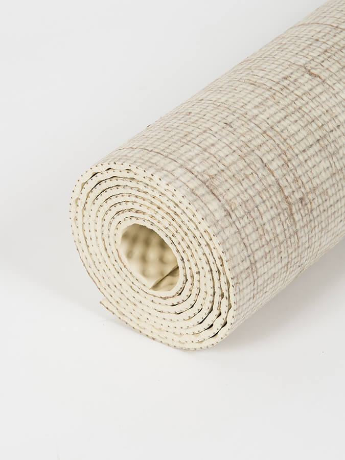 ecoYoga Extra Long Jute Yoga Mat, 4mm
