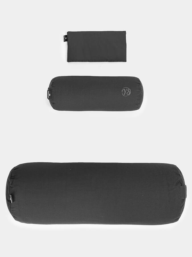 Yoga Studio Organic Meditation Bolster & Eye Pillow Set, Relax
