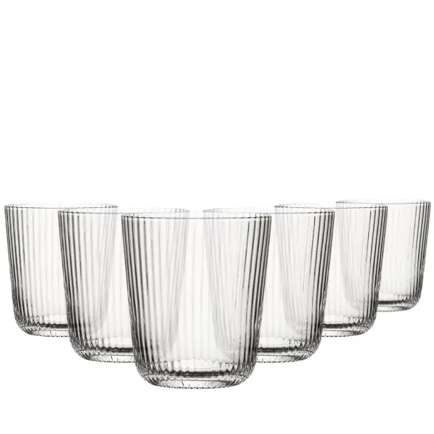 Hayworth Glass Tumblers - 360ml - Set of 6