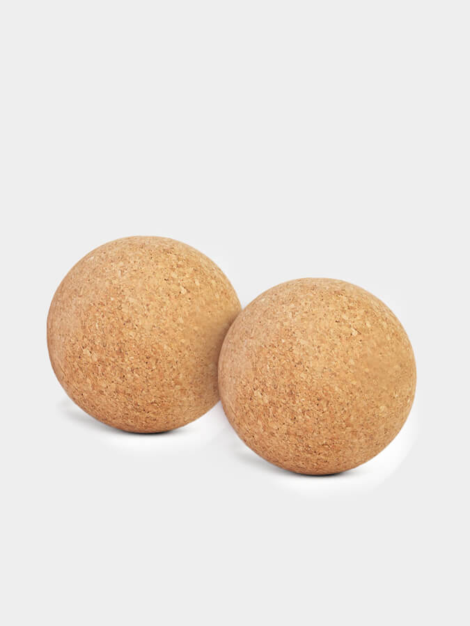 Yoga Studio Cork Unbranded Massage Ball Set of 3, 2 x 4cm, 2cm