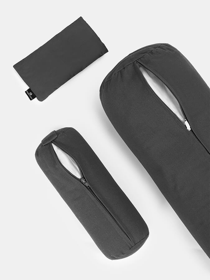 Yoga Studio Organic Meditation Bolster & Eye Pillow Set, Relax