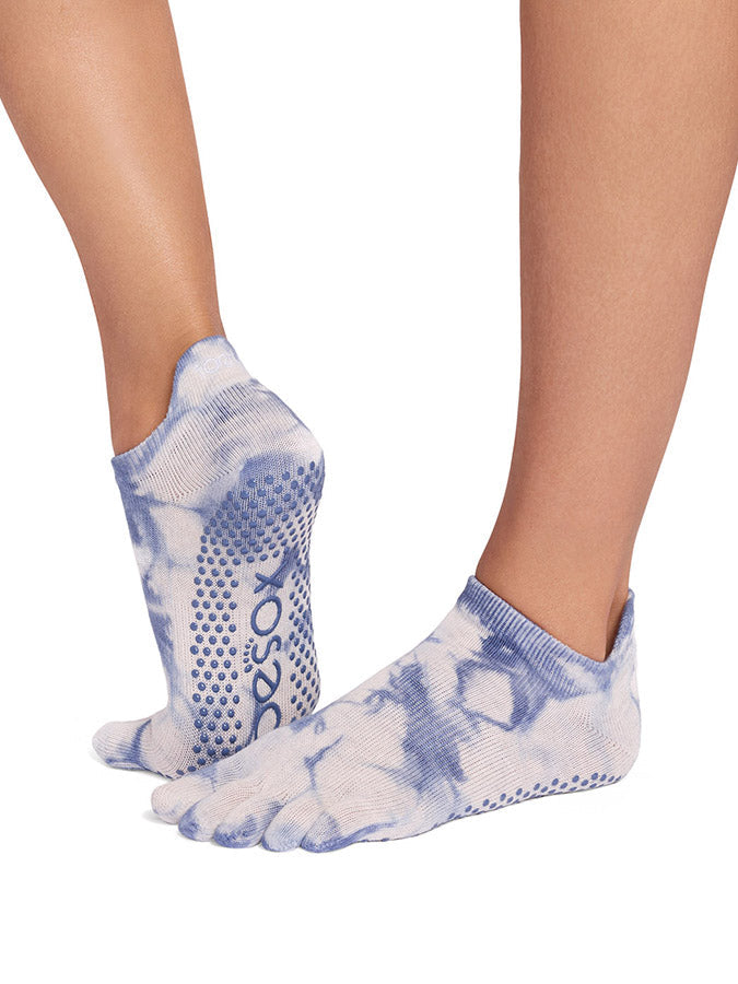 ToeSox Low Rise Full Toe Grip Socks