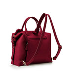 Wimbledon Leather Laptop Backpack, Cherry