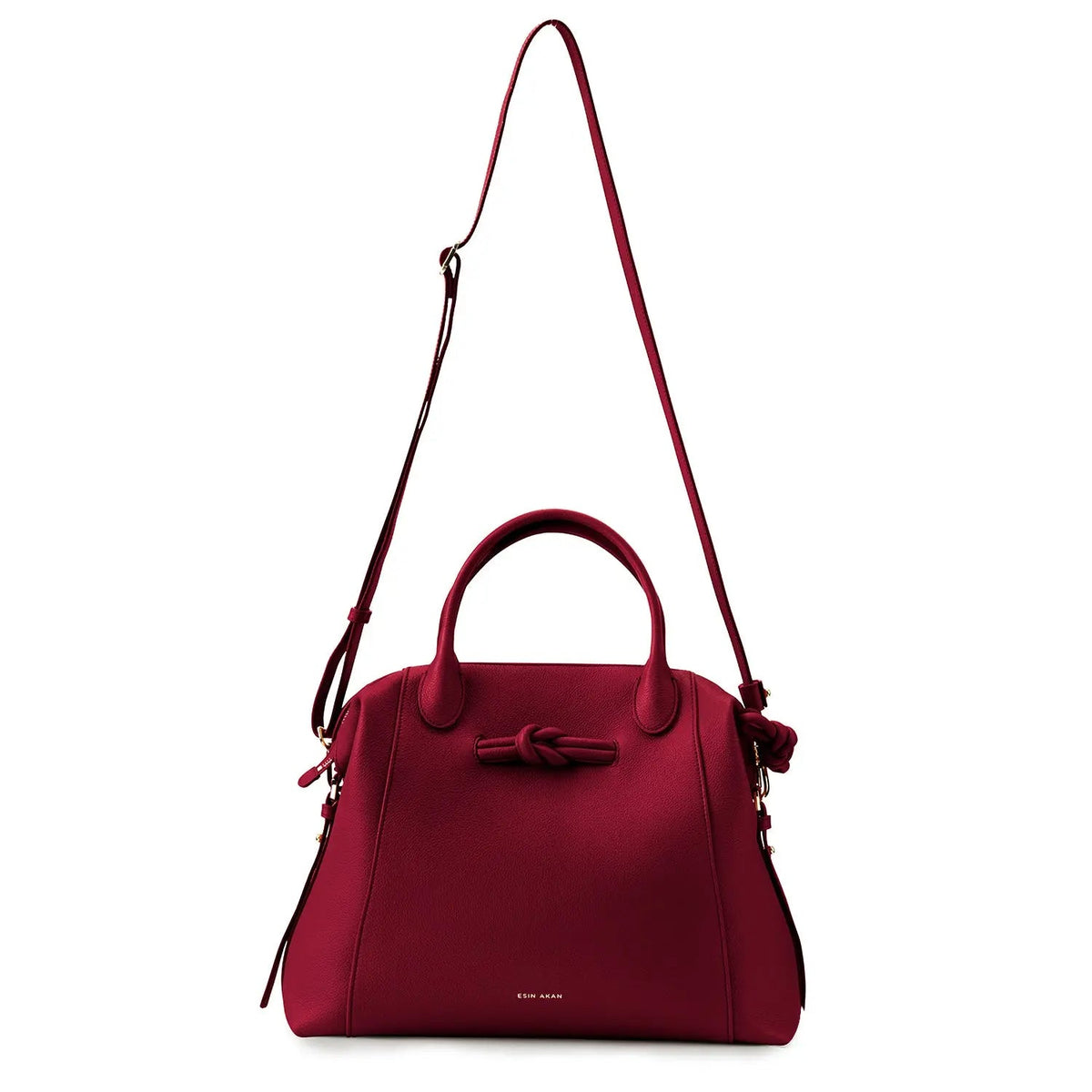 Wimbledon Leather Laptop Backpack, Cherry