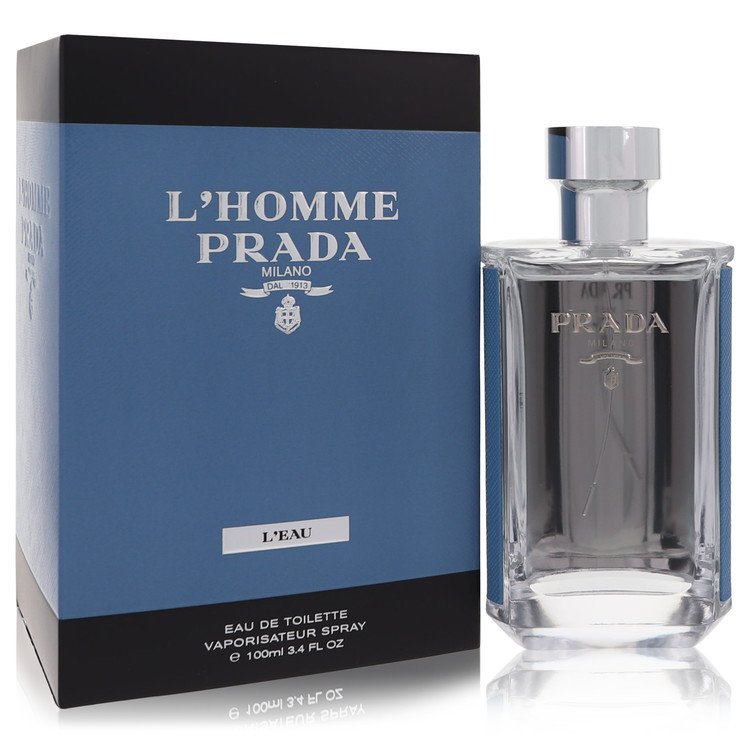 Prada L'Homme L'Eau Eau de Toilette Spray for Men (100ml)