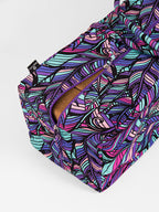 Yoga Studio GOTS Organic Cotton Designed Yoga Equipment Kit Bag, Floral Collection