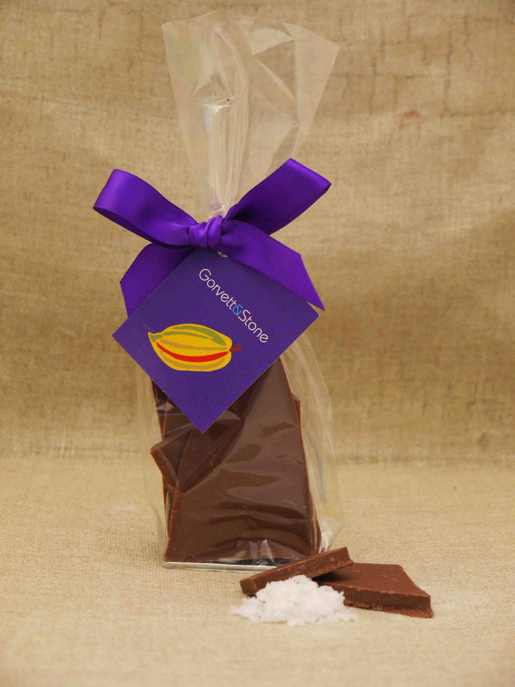 Handmade Sea Salt Shards in Fine Milk Chocolate
