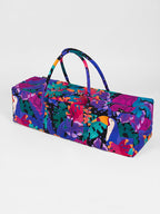 Yoga Studio GOTS Organic Cotton Designed Yoga Equipment Kit Bag, Floral Collection