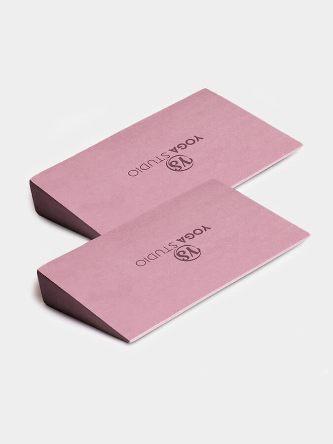 Yoga Studio EVA Foam Half Wedges Twin Pack Pair