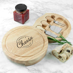 Personalised Hands Off Cheese Board Set