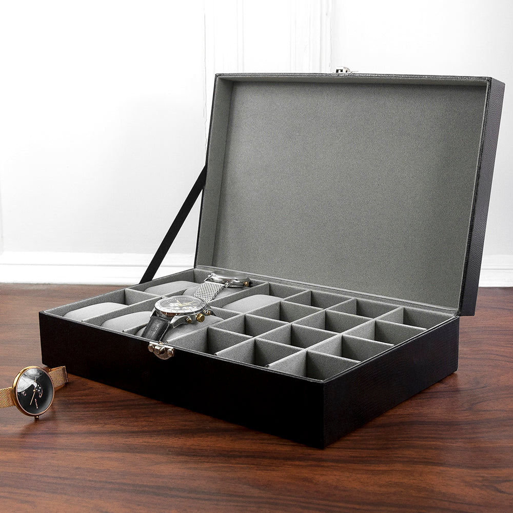 Personalised Watch and Cufflinks Box