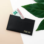 Personalised Leather Card Holder