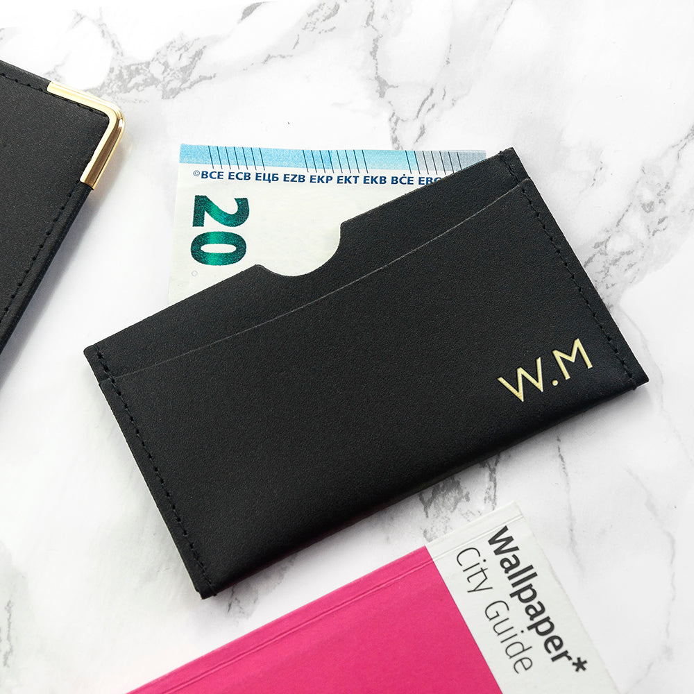 Personalised Leather Card Holder