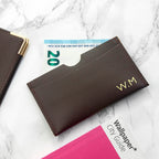 Personalised Leather Card Holder