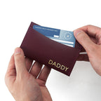 Personalised Leather Card Holder