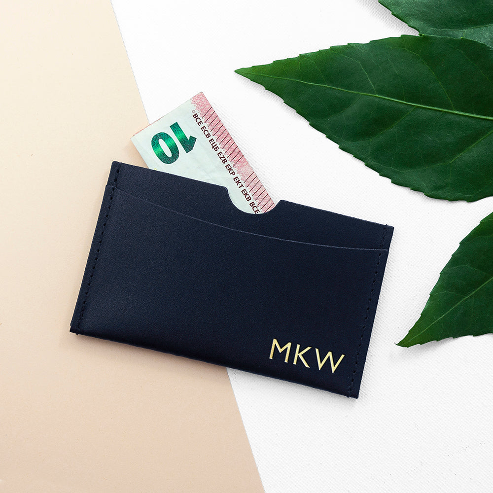 Personalised Leather Card Holder