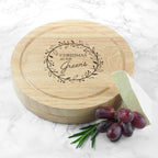Personalised Classic Family Christmas Cheese Board Set