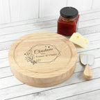Personalised Christmas at Home Cheese Set