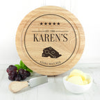 Personalised Extra Mature Wooden Cheese Board Set