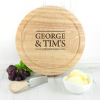 Personalised Couples’ Cheese Board Set