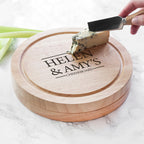 Personalised Couples’ Cheese Board Set