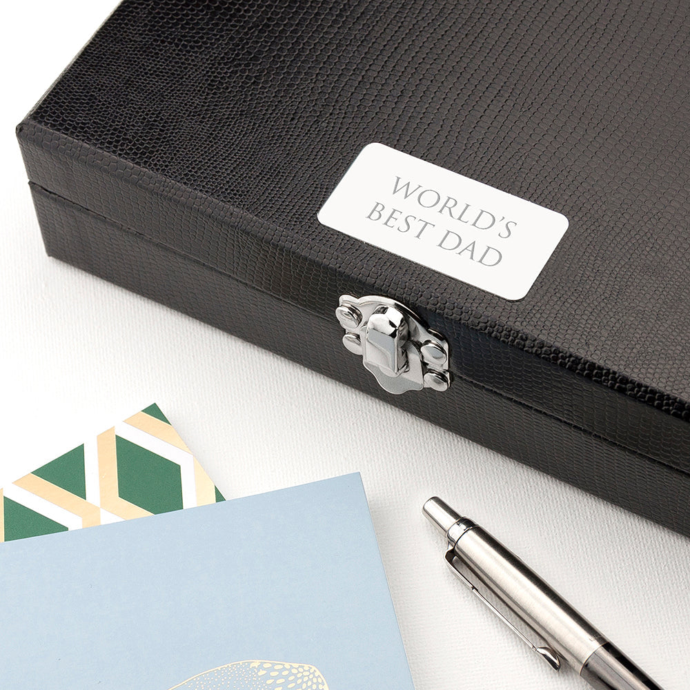 Personalised 12 Compartment Cufflink Box