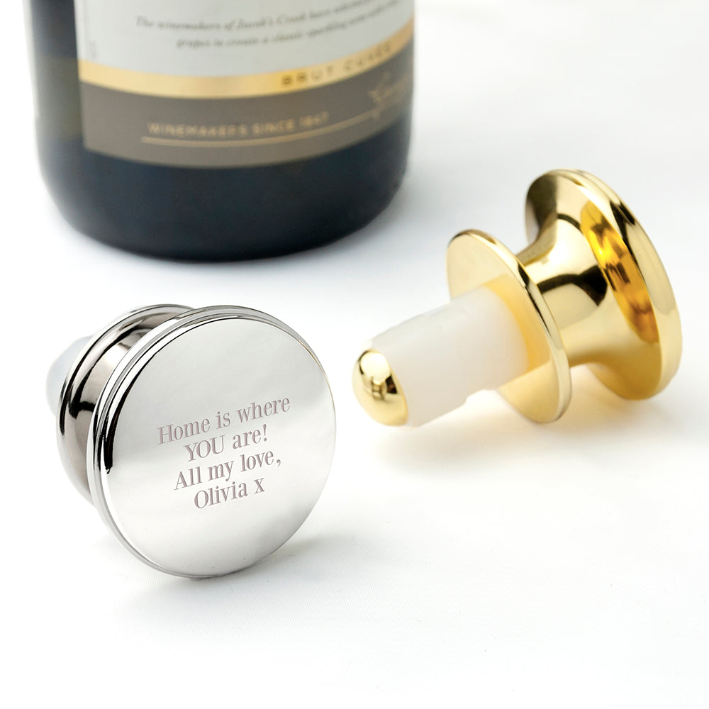 Personalised Plated Bottle Stopper