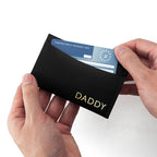 Personalised Leather Card Holder