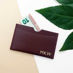 Personalised Leather Card Holder