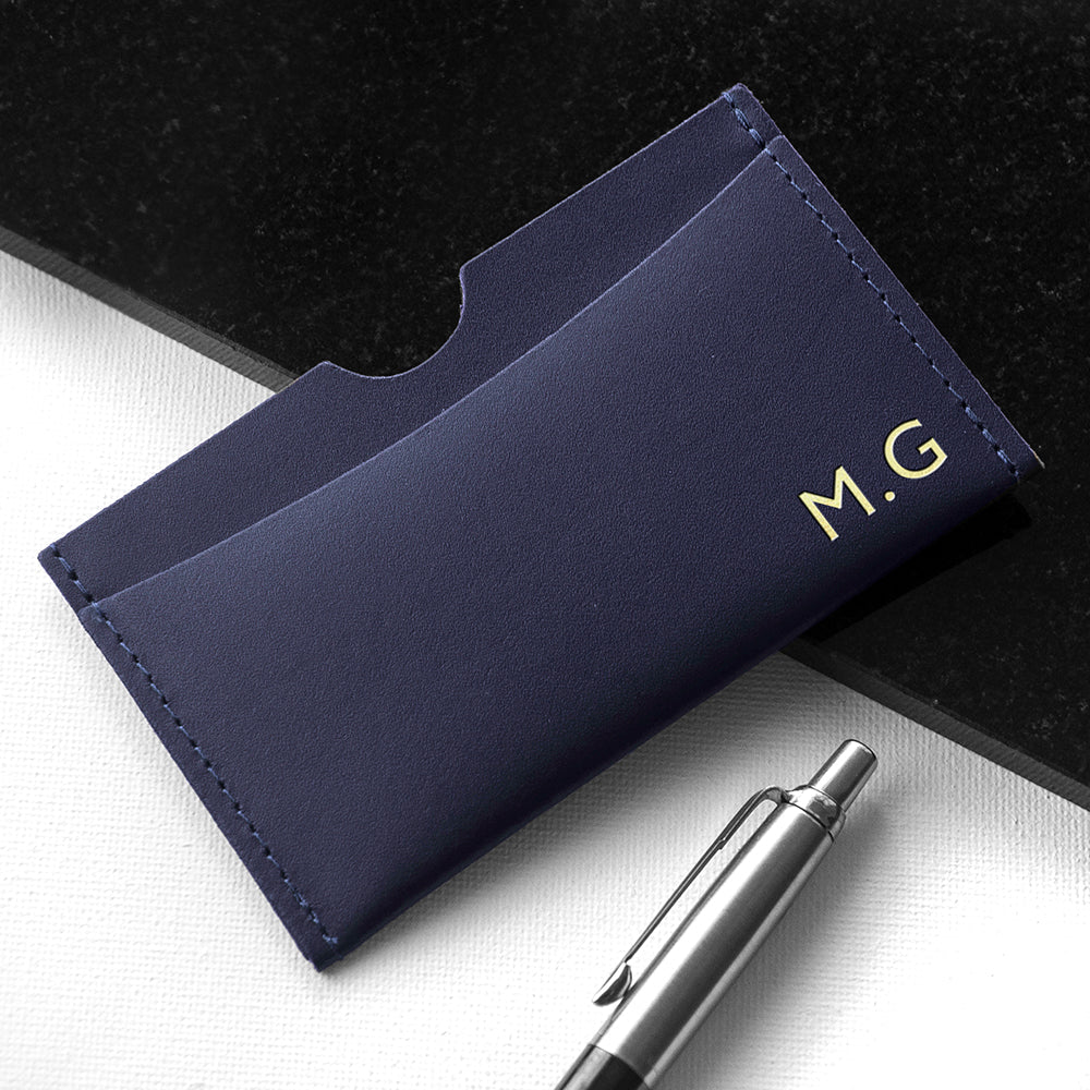 Personalised Leather Card Holder
