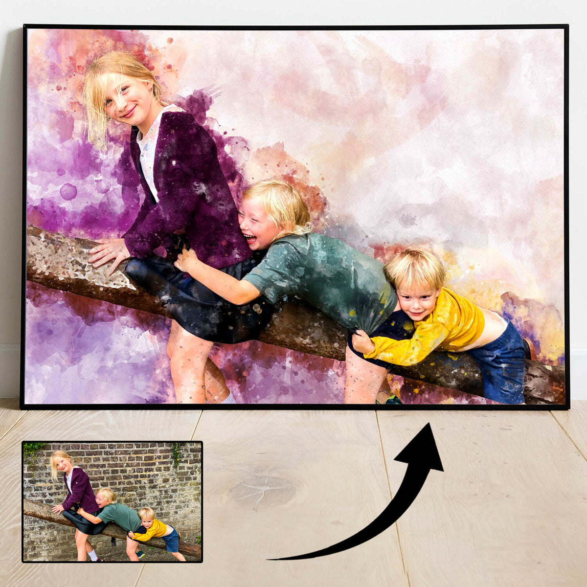 Personalised Watercolour Portrait – Portrait