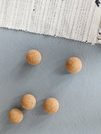 Yoga Studio Cork Unbranded Massage Ball Set of 3, 4cm, 2 x 6cm
