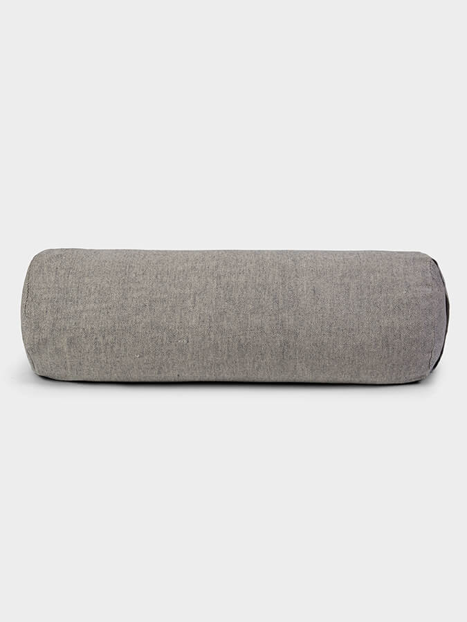 Yoga Studio Organic Buckwheat Two Toned Meditation Bolster Cushion