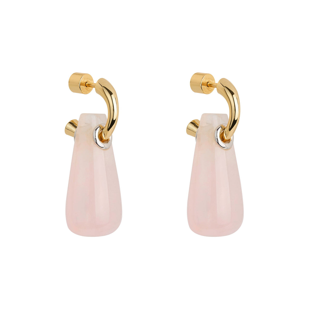 Rose Quartz Drop Earrings