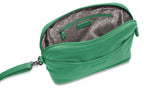 SADDLER BROOKLYN Leather Zip Top Handbag, Adjustable Shoulder Strap, Multiple Pockets, RFID Protected