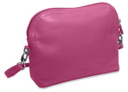 SADDLER BROOKLYN Leather Zip Top Handbag, Adjustable Shoulder Strap, Multiple Pockets, RFID Protected