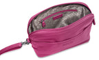 SADDLER BROOKLYN Leather Zip Top Handbag, Adjustable Shoulder Strap, Multiple Pockets, RFID Protected