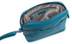 SADDLER BROOKLYN Leather Zip Top Handbag, Adjustable Shoulder Strap, Multiple Pockets, RFID Protected