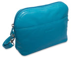 SADDLER BROOKLYN Leather Zip Top Handbag, Adjustable Shoulder Strap, Multiple Pockets, RFID Protected