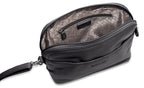 SADDLER BROOKLYN Leather Zip Top Handbag, Adjustable Shoulder Strap, Multiple Pockets, RFID Protected